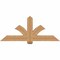 Ekena Millwork Redmond Smooth Timber Gable Bracket, Western Red Cedar, 60"W x 25"H x 5 1/2"D x 5 1/2"F, 10/12 Pitch GBW060X25X0606RED00SWR - alternate 1